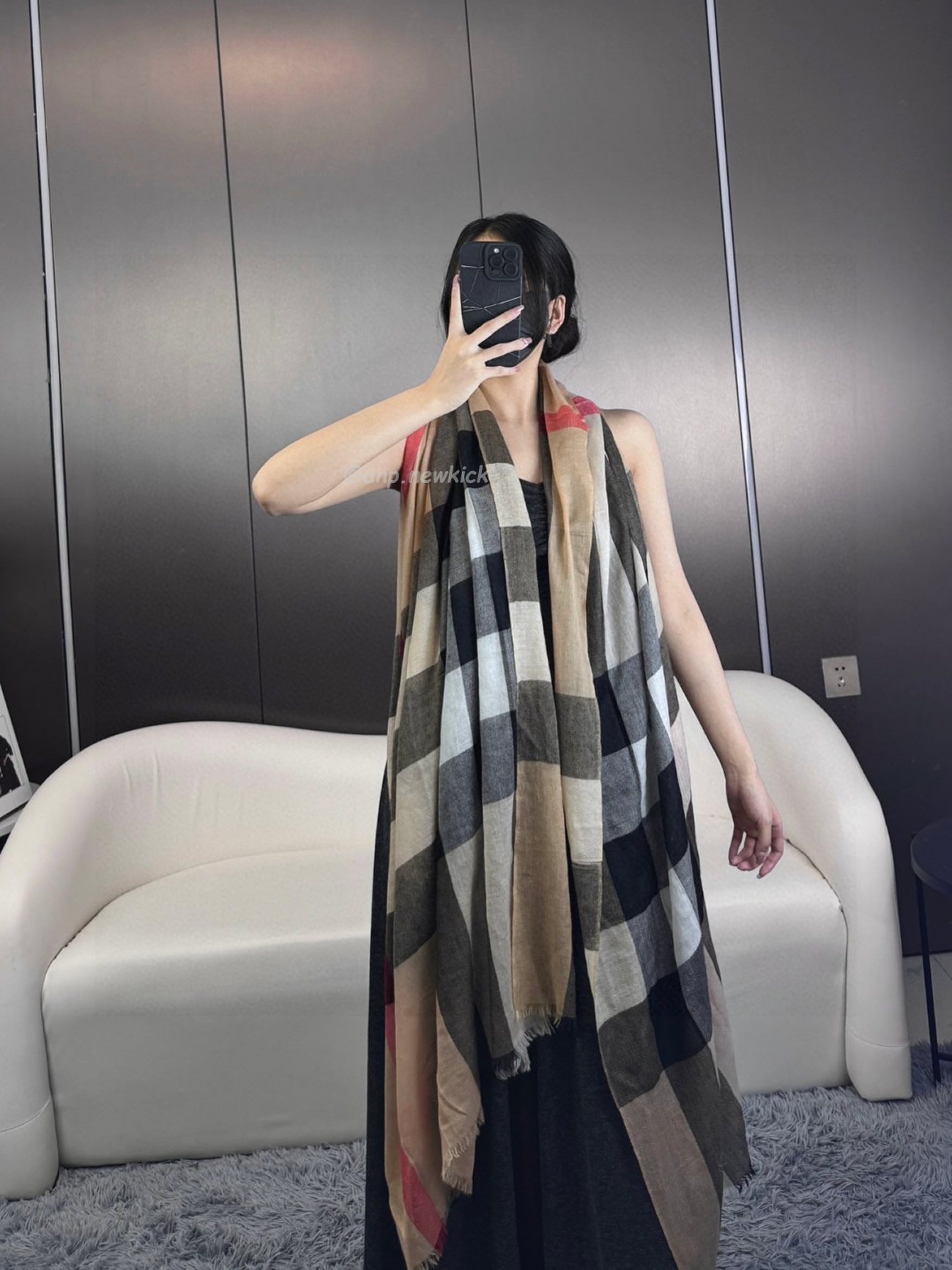 Burberry Vintage Check Cashmere Scarf 90x200cm (2) - newkick.cc